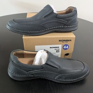 Romika Bradley 52 Men's Slip-On Shoes - Black - New In Box